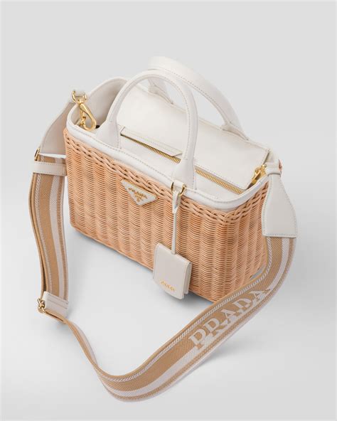 prada padded tote|prada wicker tote.